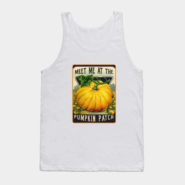 Meet Me At The Pumpkin Patch Tank Top by Gestalt Imagery